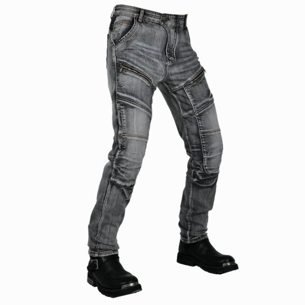 Kelar Jeans Motorcycle Riding Jeans Retro Casual Anti Fall Pants Kevlar Motorcycle Tear Resistant Stretch Motorcycle Jeans - Image 2