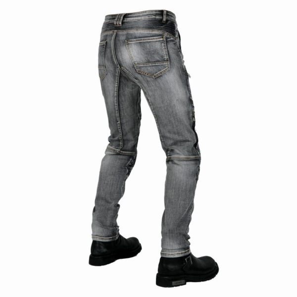 Kelar Jeans Motorcycle Riding Jeans Retro Casual Anti Fall Pants Kevlar Motorcycle Tear Resistant Stretch Motorcycle Jeans - Image 3