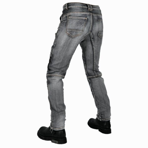 Kelar Jeans Motorcycle Riding Jeans Retro Casual Anti Fall Pants Kevlar Motorcycle Tear Resistant Stretch Motorcycle Jeans - Image 5