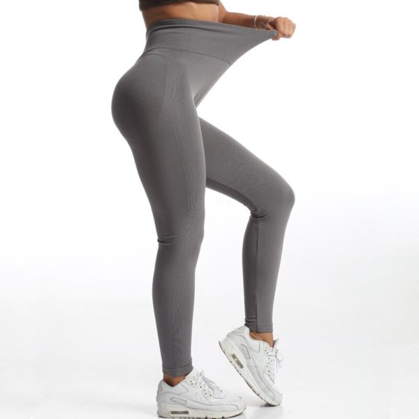 Lift Leggings Super Stretchy Jeggings Slim Yoga Pants Woman High Waisted Leggings Solid Color Wicking Sports Skinny Pants - Image 2