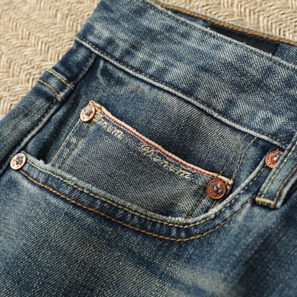 Straight Leg Selvedge Jeans