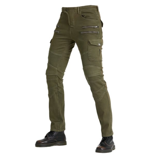 Riding Denim Biker Pants Womens Motorcycle Jeans For Men And Women Fall-proof Cross-country Leisure Bike Jeans For Four Seasons - Image 3