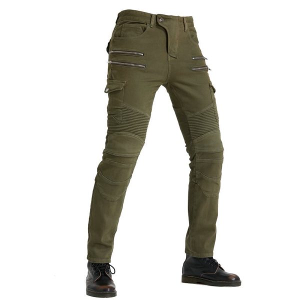 Riding Denim Biker Pants Womens Motorcycle Jeans For Men And Women Fall-proof Cross-country Leisure Bike Jeans For Four Seasons - Image 4