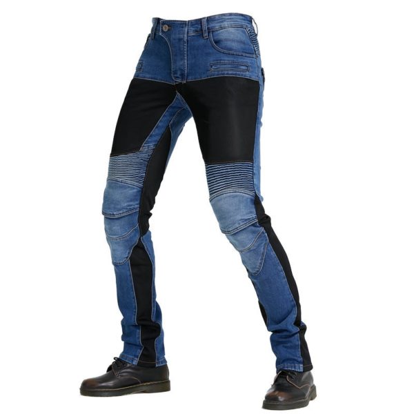 Riding Jeans Armor Upgrade Motorcycle Jeans Anti fall Rider Pants Racing Motorcycle Cargo Trousers Mesh Pants 2