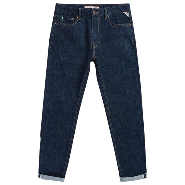 Spring Autumn Hemming Selvedge Jeans Japanese Selvedge Denim Jeans Men s Fashion Selvedge Jean Pants Male 4