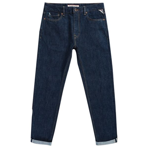 Spring Autumn Hemming Selvedge Jeans Japanese Selvedge Denim Jeans Men's Fashion Selvedge Jean Pants Male Selvage Denim Trousers - Image 5