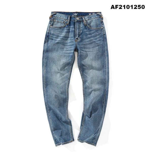 Spring Summer Mens Selvedge Jeans Washed Denim Jean Selvedge White Japanese Vintage Premium Best Selvedge Jeans 1