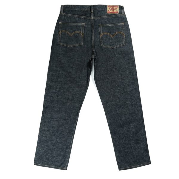 15 oz Denim Jeans Straight Fit Selvedge Denim Jeans For Men Red Selvage Jeans Unwashed Mens Motorcycle Jeans EW9903 - Image 3