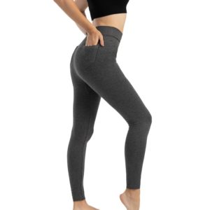 Warm Leggings With Pockets Elastic Slim Bottoming Pants Women's Fashion Spanx Leggings Pockets All-in-one Yoga Pants For Women