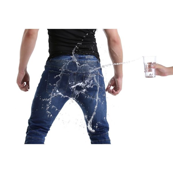 Waterpoof Motorcycle Jeans For Men Four Seasons Motorcycle Cargo Pants Elastic Anti-Fall Denim Jean Pants For Bike Riding - Image 4
