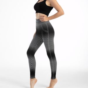 Fashion Gradient Leggings Women's High Stretch Leggings Slim Fit Hip Lift Spanx Leggings Lady Sexy Yoga Pants