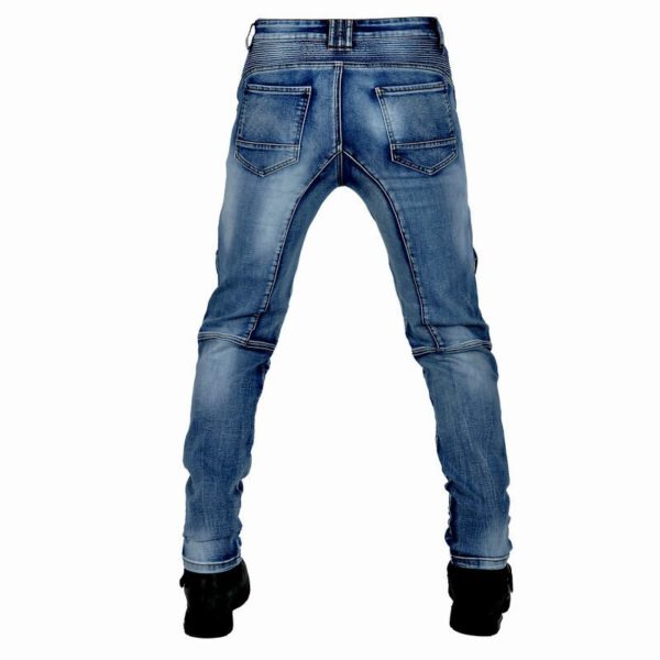 Upgrade Riding Kevlar Jeans Motorcycle Jeans Men's Vintage Riding Pants Kevlar Pants Racing Anti Fall Kevlar Stretch Jeans - Image 2