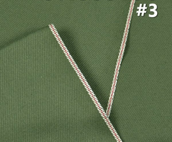 11 oz ArmyGreen Selvedge Denim Fabric Wholesale Premium Jeans Cloth Manufacturers Denim Material Supplier W181318 - Image 2