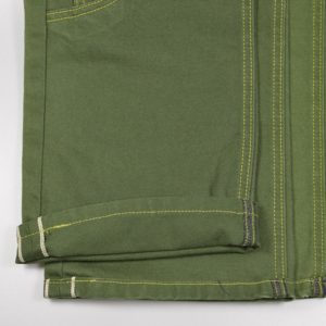 11 oz ArmyGreen Selvedge Denim Fabric Wholesale Premium Jeans Cloth Manufacturers Denim Material Supplier W181318