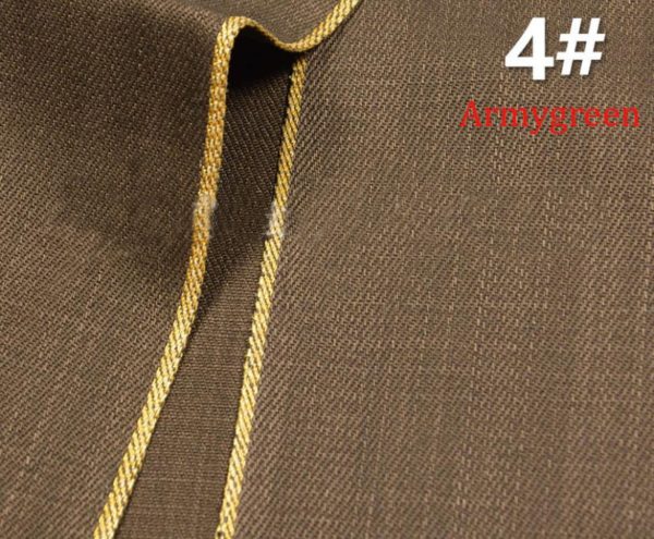 12.5oz Grey Selvedge Jeans Cloth Wholesale Premium Denim Fabric Manufacturers W281424