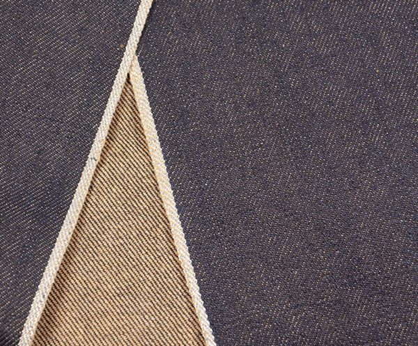 13.4 oz Gold Silver Self Edge Raw Denim Jeans Cloth Manufacturers Colored Cotton Premium Selvedge Denim Fabric W28682 - Image 4