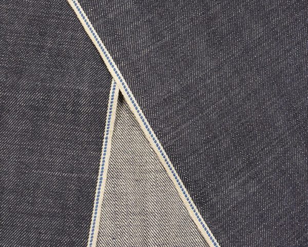 14.5 oz Clear Blue Selvedge Jeans Cloth Manufacturers Sanforized Raw Selvedge Denim Fabric W38743 - Image 3