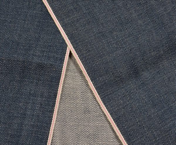14oz Pink Selvage Edge Raw Selvedge Jean Cloth Cotton Bamboo Denim Japanese Coat Pants Fabric Heavy