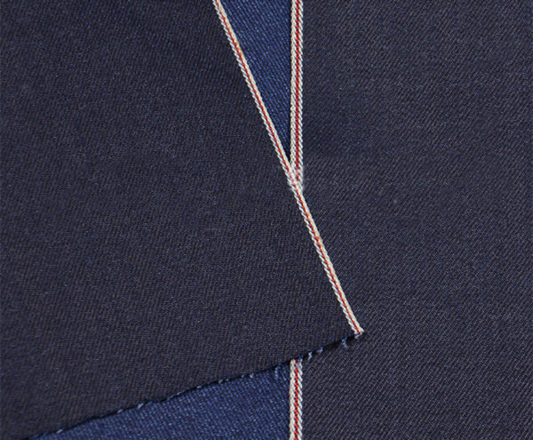 8.5oz Indigo x Indigo Salvage Mens Jeans Light Denim Fabric Selvedge Slim Jean Bulk Denim Fabric Suppliers W187014 - Image 2
