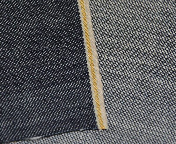 10 oz Luxury Gold Selvage Slim Fit Stretch Selvedge Denim Indigo Jeans Fabric Suppliers W181317 1