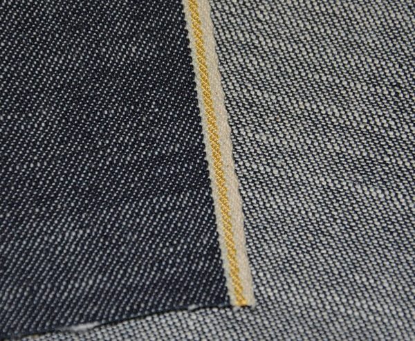 10 oz Luxury Gold Selvage Slim Fit Stretch Selvedge Denim Indigo Jeans Fabric Suppliers W181317 - Image 2