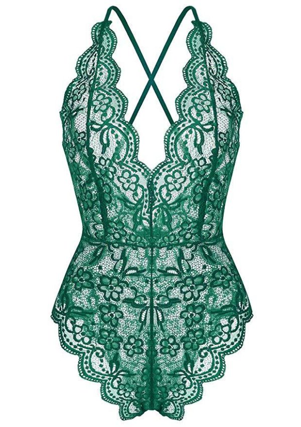 3XL Inner Wear Lace Women Lingerie Store Snap Crotch Teddy Bodysuit Contrast Sexy One Piece Babydoll 3