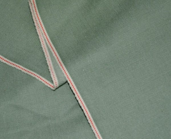 8 05 Oz Summer And Spring Green Selvedge Denim Dress Shirts Skirt Workwear Fabric Stretch Denim 1