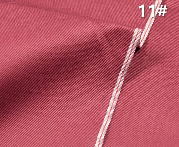 8.9 oz Colorful Stretch Selvedge Denim Wholesale Self Edge Denim Shorts Shirts Skirt Dress Fabric W184116 - Image 2