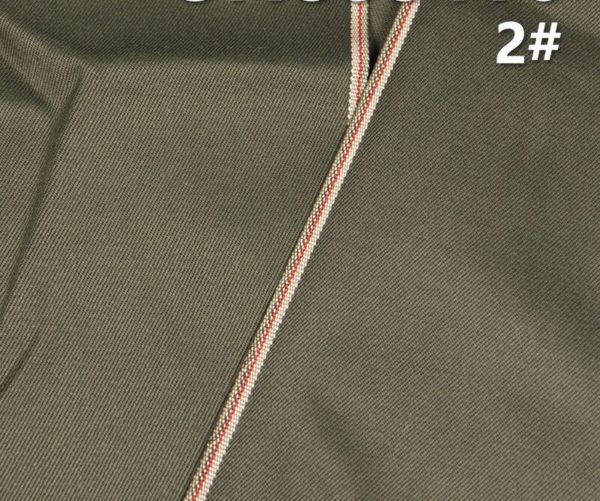 8.9 oz Colorful Stretch Selvedge Denim Wholesale Self Edge Denim Shorts Shirts Skirt Dress Fabric W184116 - Image 3