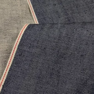 10.5 Oz Slub Selvedge Cotton Hemp Denim Fabric Selvage Jeans Cloth Material DIY Trendy Apparel Jacket Acceossories W184813