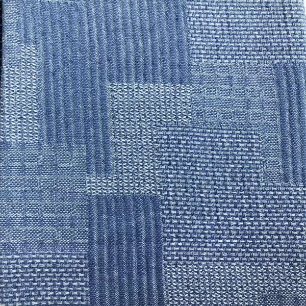 10oz Jacquard Jeans Fabric Wholesale Cotton Tridimensional Figured Cloth Washed Blue Denim Shirting Textile Free Shipping - Image 2