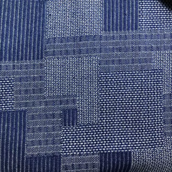10oz Jacquard Jeans Fabric Wholesale Cotton Tridimensional Figured Cloth Washed Blue Denim Shirting Textile Free Shipping - Image 3