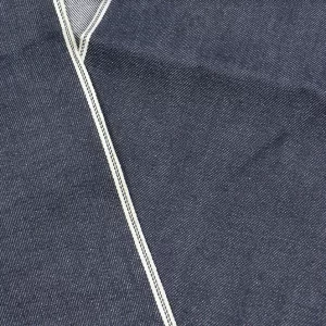 11 5oz Slub White And Black Selvedge Denim Fabric Premium Selvage Jeans Fabric Suppliers Wholesale By 1