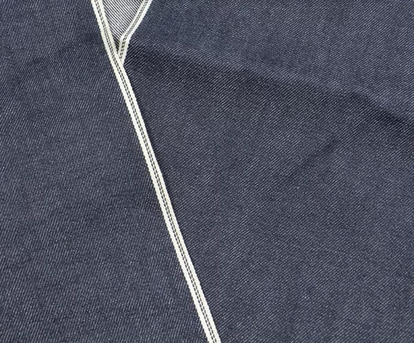 11 5oz Slub White And Black Selvedge Denim Fabric Premium Selvage Jeans Fabric Suppliers Wholesale By 1