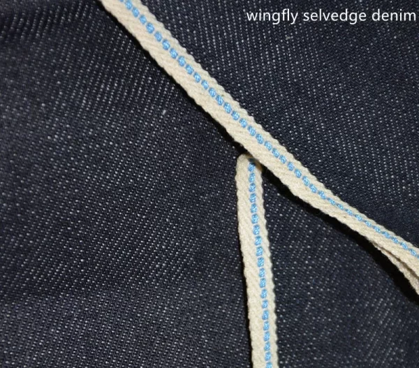 12 3oz Dark Blue Selvedge Denim Fabric WingFly Wholesale Premium Selvage Vintage Jeans Cloth Manufacturers Free 1
