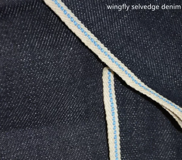 12.3oz Dark Blue Selvedge Denim Fabric eWingFly Wholesale Premium Selvage Vintage Jeans Cloth Manufacturers Free Shipping W284923 - Image 2