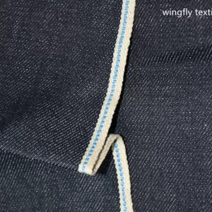 12.3oz Dark Blue Selvedge Denim Fabric eWingFly Wholesale Premium Selvage Vintage Jeans Cloth Manufacturers Free Shipping W284923