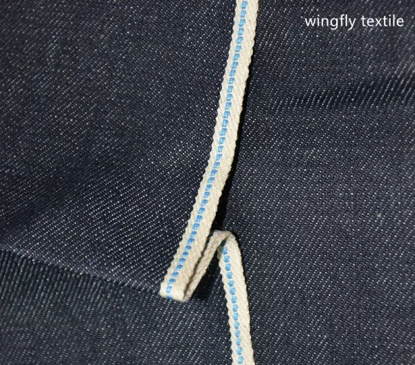 12.3oz Dark Blue Selvedge Denim Fabric eWingFly Wholesale Premium Selvage Vintage Jeans Cloth Manufacturers Free Shipping W284923
