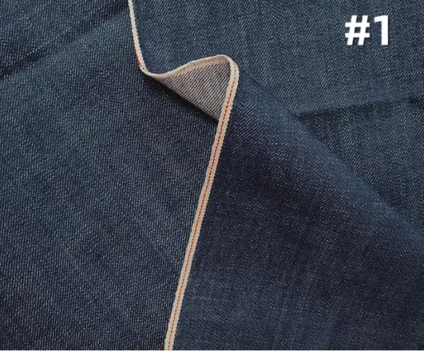 12.5 Oz Premium Selvedge Denim Fabric Horizontal Vertical Slub Selvage Jeans Cloth Manufacturer For Denim Jacket Wholesale DIY - Image 2