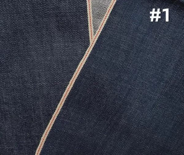 12.5 Oz Premium Selvedge Denim Fabric Horizontal Vertical Slub Selvage Jeans Cloth Manufacturer For Denim Jacket Wholesale DIY - Image 3