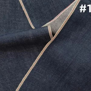 12.5 Oz Premium Selvedge Denim Fabric Horizontal Vertical Slub Selvage Jeans Cloth Manufacturer For Denim Jacket Wholesale DIY
