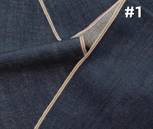 12 5 Oz Premium Selvedge Denim Fabric Horizontal Vertical Slub Selvage Jeans Cloth Manufacturer For Denim