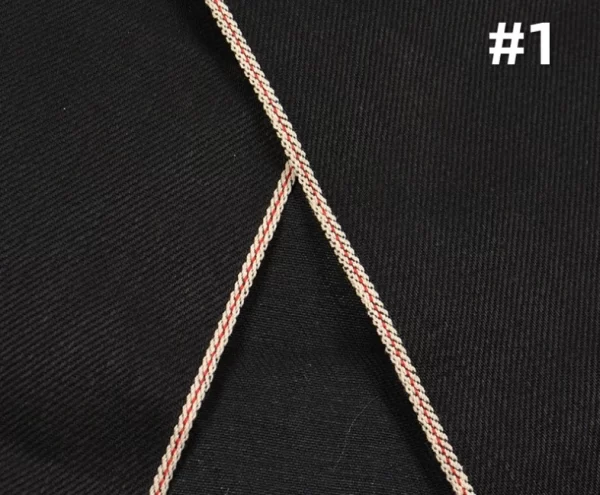 13.5oz Right Twill Jet Black Raw Selvedge Jeans Cloth Manufacturers OEM Premium Selvage Denim Textile Suppliers Free ShipW285427 - Image 3