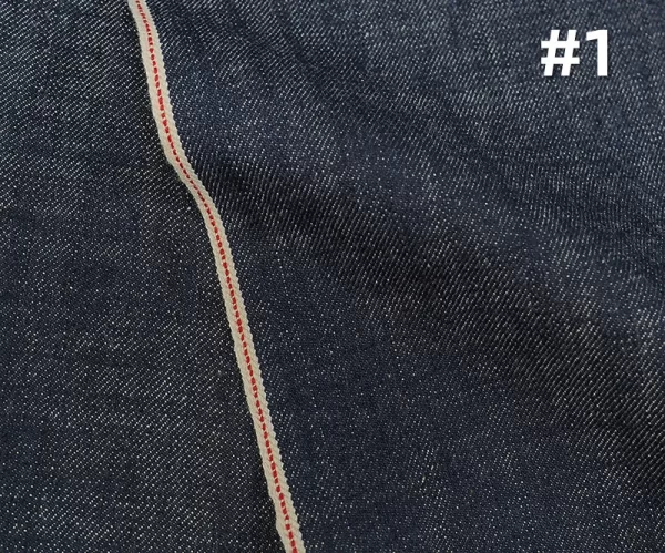 13 Oz Jeans Right Twill Dry Selvage Denim Fabric Horizontal Vertical Slubby Selvedge Denim Jeans Cloth 1