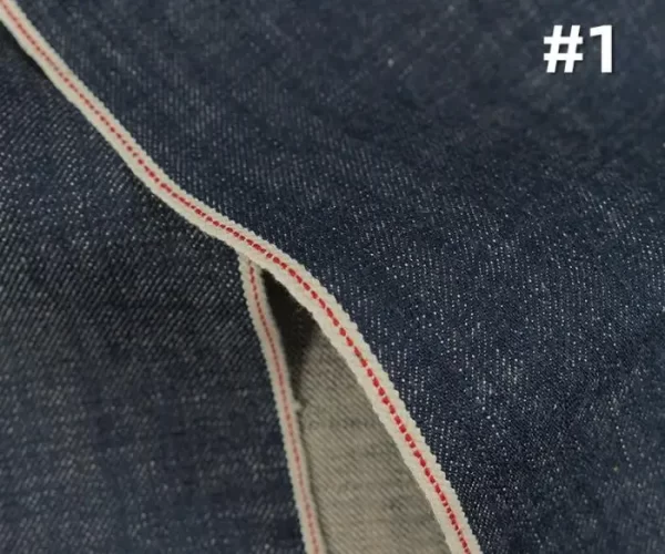 13 Oz Jeans Right Twill Dry Selvage Denim Fabric Horizontal Vertical Slubby Selvedge Denim Jeans Cloth