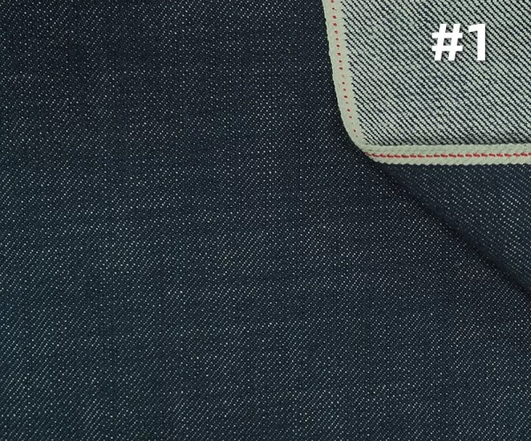 13 oz Denim Right Hand Twill Blue Classic Cotton Fabric Horizontal Vertical Slubby Selvedge Denim Trousers Jacket Fabric W287526 - Image 2