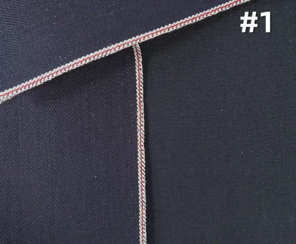 13 oz Selvedge Denim Fabric Indigo Warp Black Weft WingFly Selvage Jeans Cloth Material Wholesale Drop 1