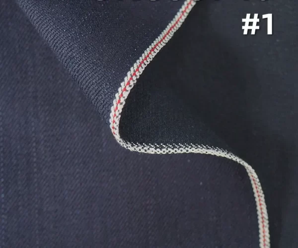 13 oz Selvedge Denim Fabric Indigo Warp Black Weft WingFly Selvage Jeans Cloth Material Wholesale Drop Shipping W287420