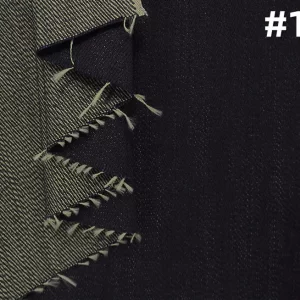 13oz Gold Selvedge Denim Fabric 34 Inches High-end Jeans Jacket Gold Weft Yarns Backside Wholesale Selvage Denim Fabric W287228