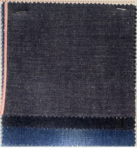 16oz Light Purple Selvage Raw Denim Fabric For Straight Selvedge Jeans Cloth MaterialCustom Wholesale Free Drop